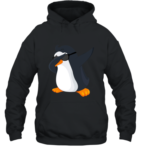 Funny Dabbing Penguin Shirt  Cute Penguin Dab T Shirt Hooded