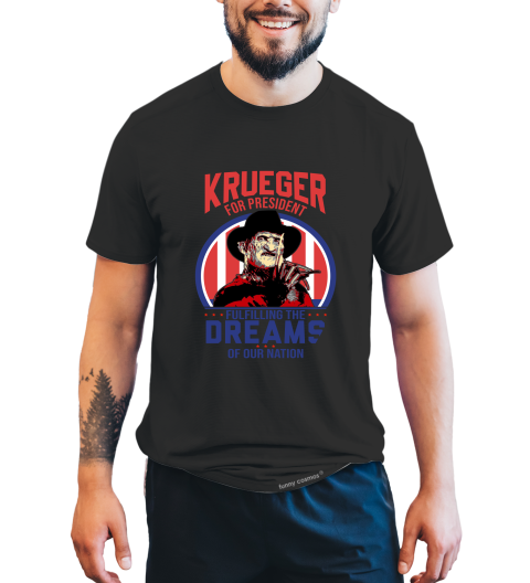 Nightmare On Elm Street Shirt, Fullfilling The Dreams Of Our Nation Shirt, Freddy Krueger For President 2024 Shirt