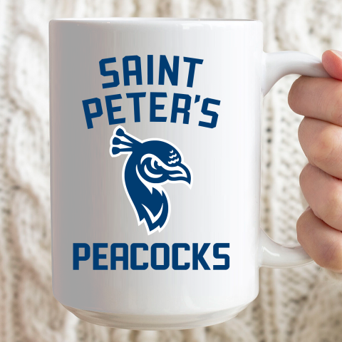 St Peters Peacocks Ceramic Mug 15oz 2