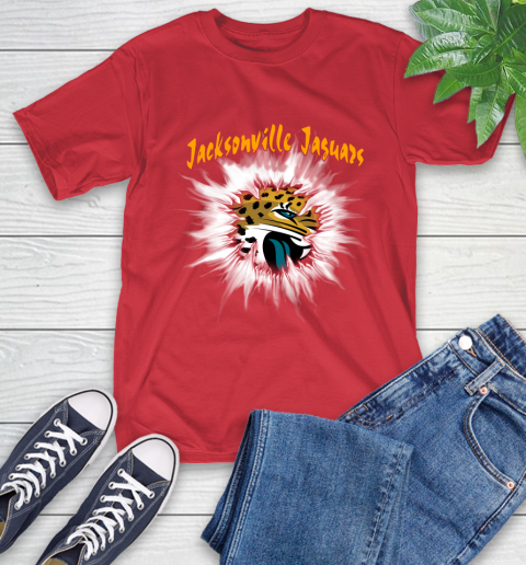 Jacksonville Jaguars NFL Football Adoring Fan Rip Sports T-Shirt 11