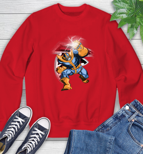 Atlanta Falcons NFL Football Thanos Avengers Infinity War Marvel Sweatshirt 10