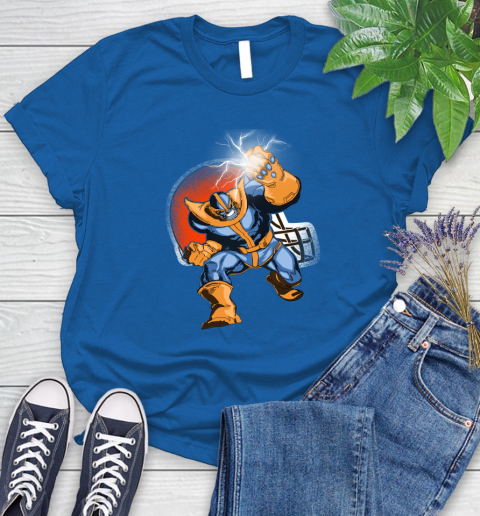 Cleveland Browns NFL Football Thanos Avengers Infinity War Marvel Women's T-Shirt 12