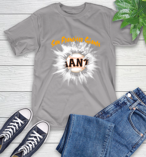 San Francisco Giants MLB Baseball Adoring Fan Rip Sports T-Shirt 6