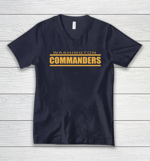 Washington Commanders V-Neck T-Shirt 2