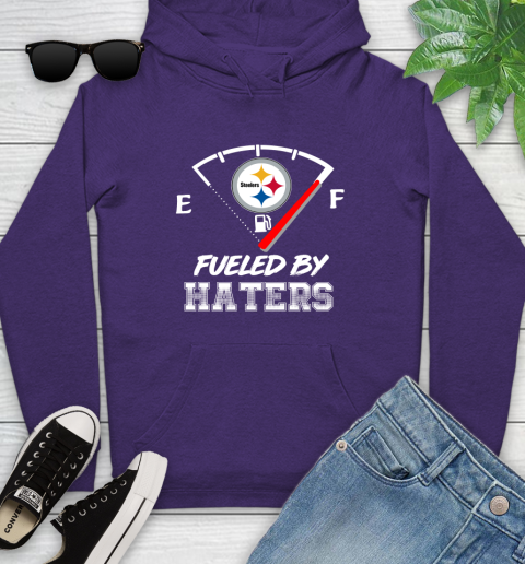 Pittsburgh Steelers NFL Football Fueled By Haters Sports Youth Hoodie 5