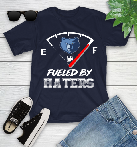 Memphis Grizzlies NBA Basketball Fueled By Haters Sports Youth T-Shirt 2