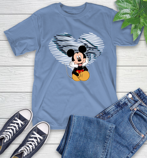 NFL Philadelphia Eagles The Heart Mickey Mouse Disney Football T Shirt_000 T-Shirt 12