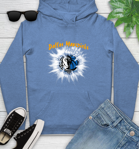 Dallas Mavericks NBA Basketball Rip Sports Youth Hoodie 13
