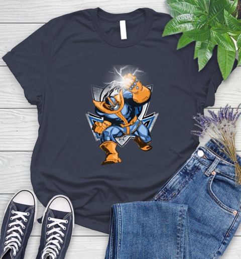 Dallas Mavericks NBA Basketball Thanos Avengers Infinity War Marvel Women's T-Shirt 14