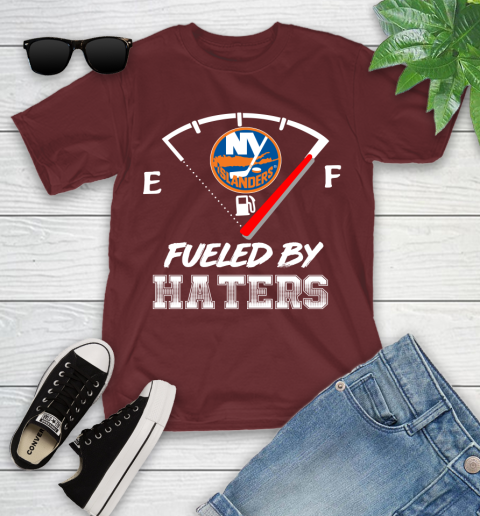 New York Islanders NHL Hockey Fueled By Haters Sports Youth T-Shirt 14