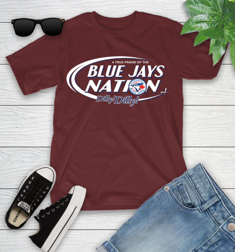 MLB A True Friend Of The Toronto Blue Jays Dilly Dilly Baseball Sports Youth T-Shirt 14