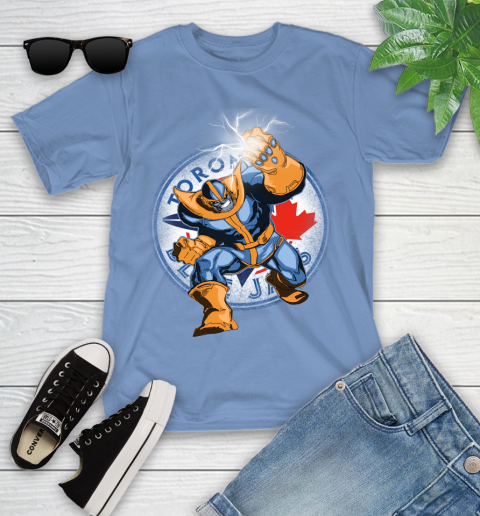 Toronto Blue Jays MLB Baseball Thanos Avengers Infinity War Marvel Youth T-Shirt 15