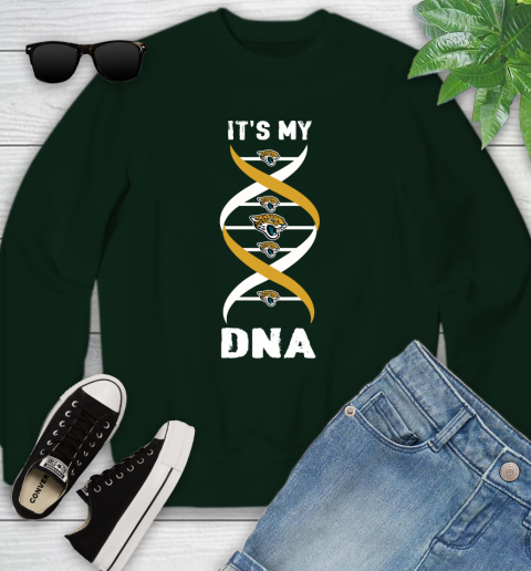 Jacksonville Jaguars NFL Football It's My DNA Sports Youth Sweatshirt 9