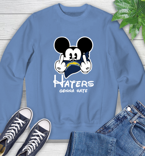 NFL Los Angeles Chargers Haters Gonna Hate Mickey Mouse Disney Football T Shirt Sweatshirt 11
