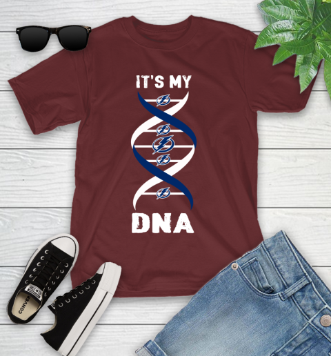 Tampa Bay Lightning NHL Hockey It's My DNA Sports Youth T-Shirt 14