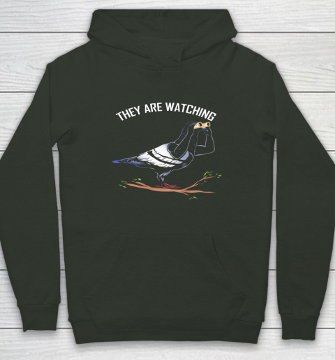 Birds Are Not Real Shirt They are Watching Funny Hoodie 8