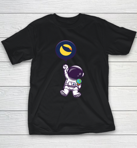 Terra Luna Crypto Token Rocket To The Moon Youth T-Shirt