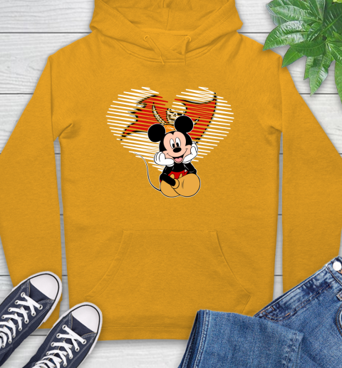 NFL Tampa Bay Buccaneers The Heart Mickey Mouse Disney Football T Shirt_000 Hoodie 2