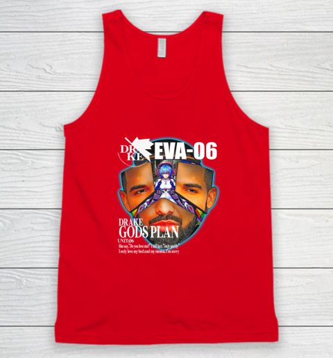Drake Evangelion Shirt Drake Eva 06 Drake Gods Plan Tank Top 4
