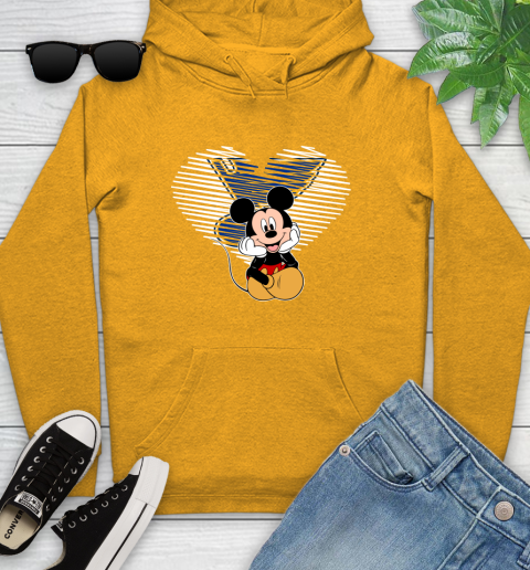 NHL St.Louis Blues The Heart Mickey Mouse Disney Hockey Youth Hoodie 2