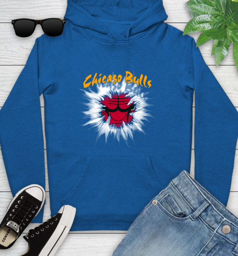 Chicago Bulls NBA Basketball Rip Sports Youth Hoodie 11