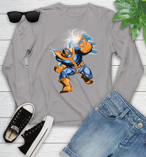 Detroit Lions NFL Football Thanos Avengers Infinity War Marvel Youth Long Sleeve 5