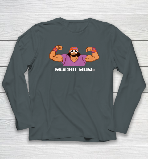 WWE Macho Man 8 Bit Long Sleeve T-Shirt 4