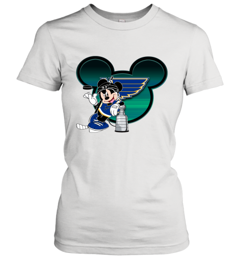 women's blues hockey shirt