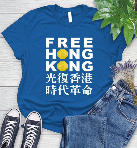 Free Hong Kong Women's T-Shirt 12