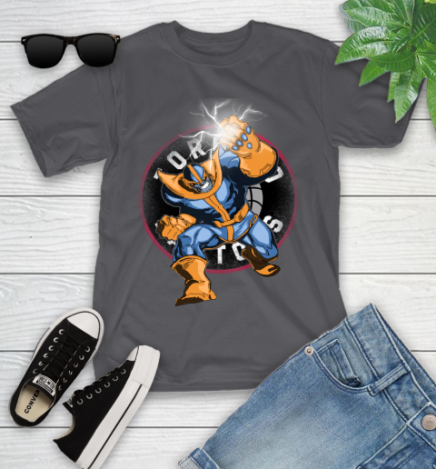 Toronto Raptors NBA Basketball Thanos Avengers Infinity War Marvel Youth T-Shirt 6