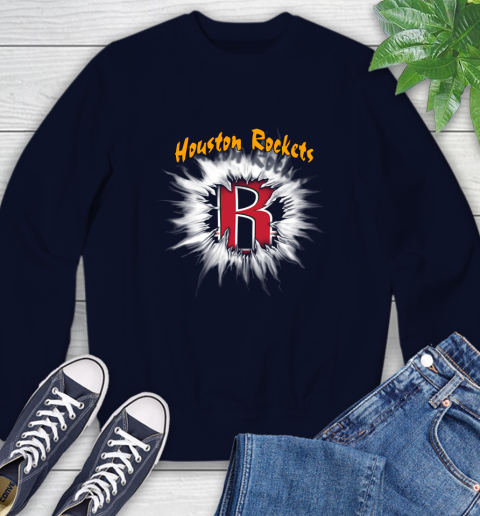 Houston Rockets NBA Basketball Rip Sports Sweatshirt 2