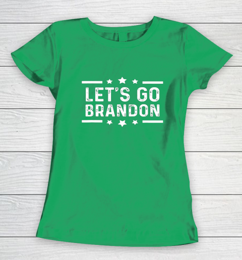 Let's Go Brandon Joe Biden Funny Trendy Sarcastic Women's T-Shirt 4