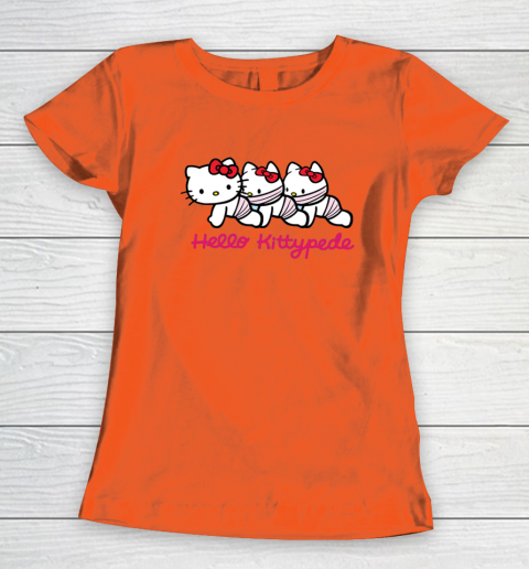 Hello Kittypede The Human Centipede Women's T-Shirt 2