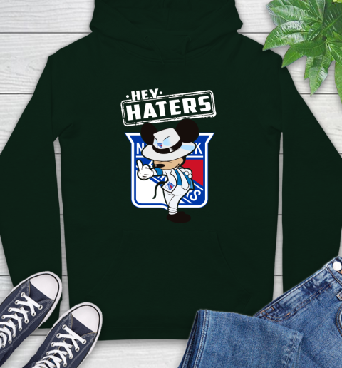 NHL Hey Haters Mickey Hockey Sports New York Rangers Hoodie 12