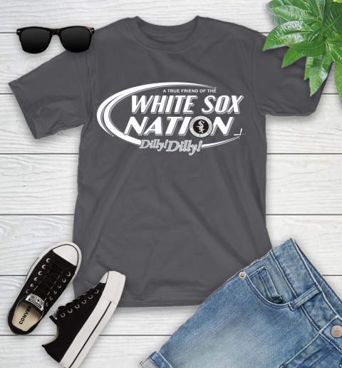 MLB A True Friend Of The Chicago White Sox Dilly Dilly Baseball Sports Youth T-Shirt 6