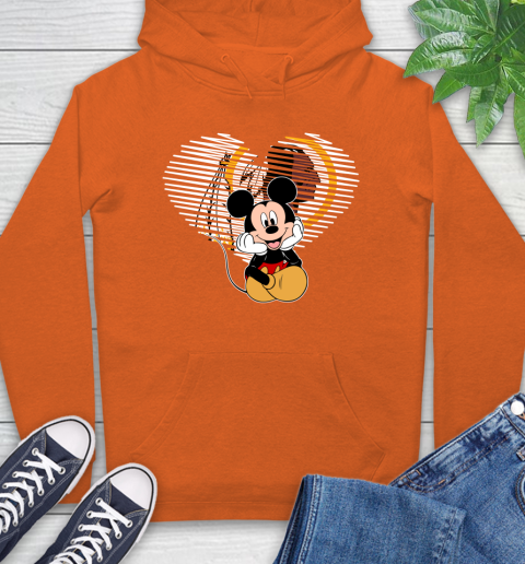NFL Washington Redskins The Heart Mickey Mouse Disney Football T Shirt_000 Hoodie 4