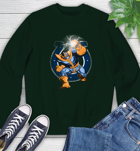 Indianapolis Colts NFL Football Thanos Avengers Infinity War Marvel Sweatshirt 12