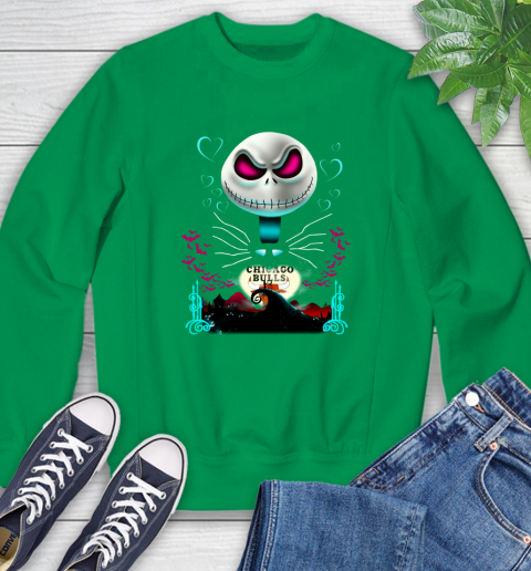 NBA Chicago Bulls Jack Skellington Sally The Nightmare Before Christmas Basketball Sports_000 Sweatshirt 7