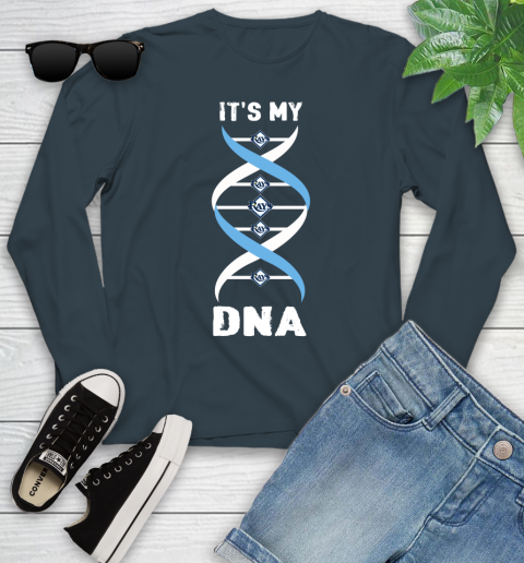 Tampa Bay ays MLB Baseball It's My DNA Sports Youth Long Sleeve 9