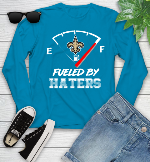 New Orleans Saints NFL Football Fueled By Haters Sports Youth Long Sleeve 8