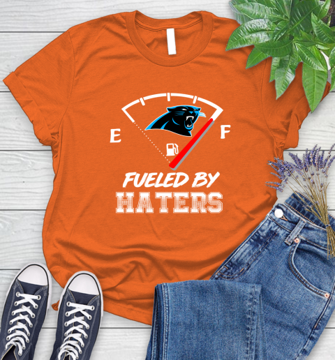 Carolina Panthers NFL Football Fueled By Haters Sports Women's T-Shirt 3