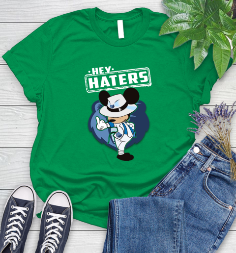 NBA Hey Haters Mickey Basketball Sports Memphis Grizzlies Women's T-Shirt 9