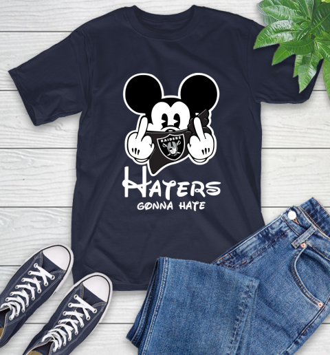 NFL Oakland Raiders Haters Gonna Hate Mickey Mouse Disney Football T Shirt T-Shirt 15