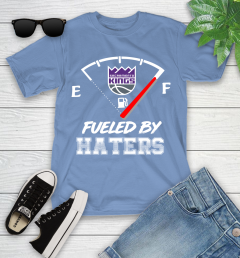 Sacramento Kings NBA Basketball Fueled By Haters Sports Youth T-Shirt 15