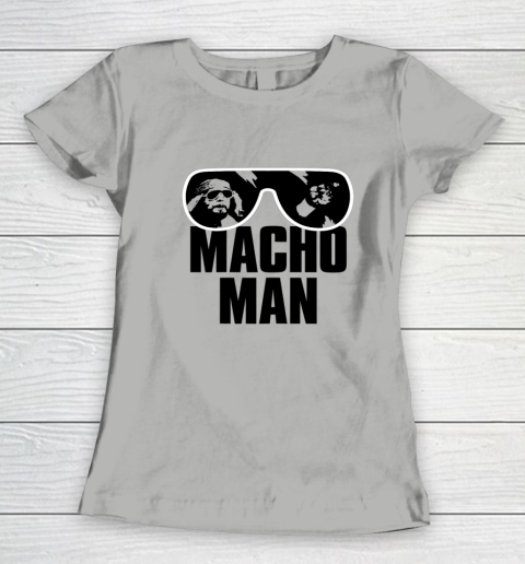Macho Man Shirt Savage Sunglasses Graphic Women's T-Shirt 15