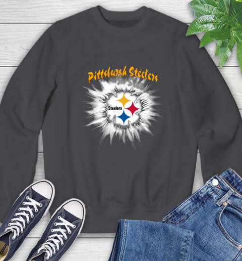 Pittsburgh Steelers NFL Football Adoring Fan Rip Sports Sweatshirt 6
