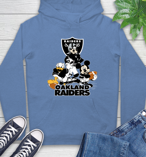 NFL Oakland Raiders Mickey Mouse Donald Duck Goofy Football Shirt Hoodie 11