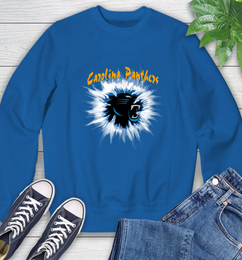 Carolina Panthers NFL Football Adoring Fan Rip Sports Sweatshirt 9