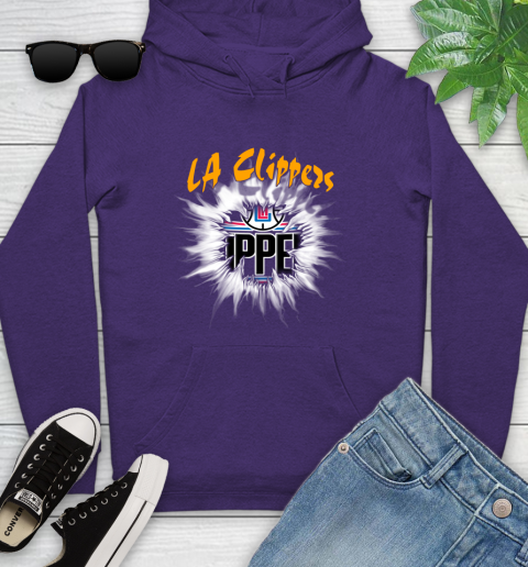 LA Clippers NBA Basketball Rip Sports Youth Hoodie 5