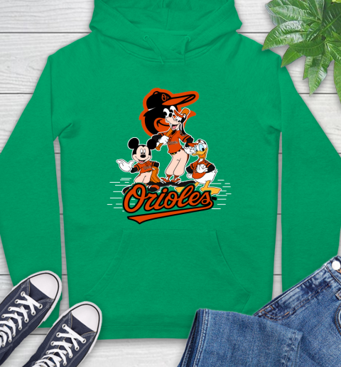 MLB Baltimore Orioles Mickey Mouse Donald Duck Goofy Baseball T Shirt Hoodie 8